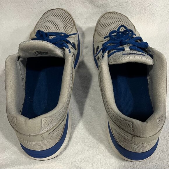 Nike Dual Fusion Run 2 Men SZ 11.5 Grey/Blue Athletic Trainer Shoes 599541-010 - Picture 2 of 6
